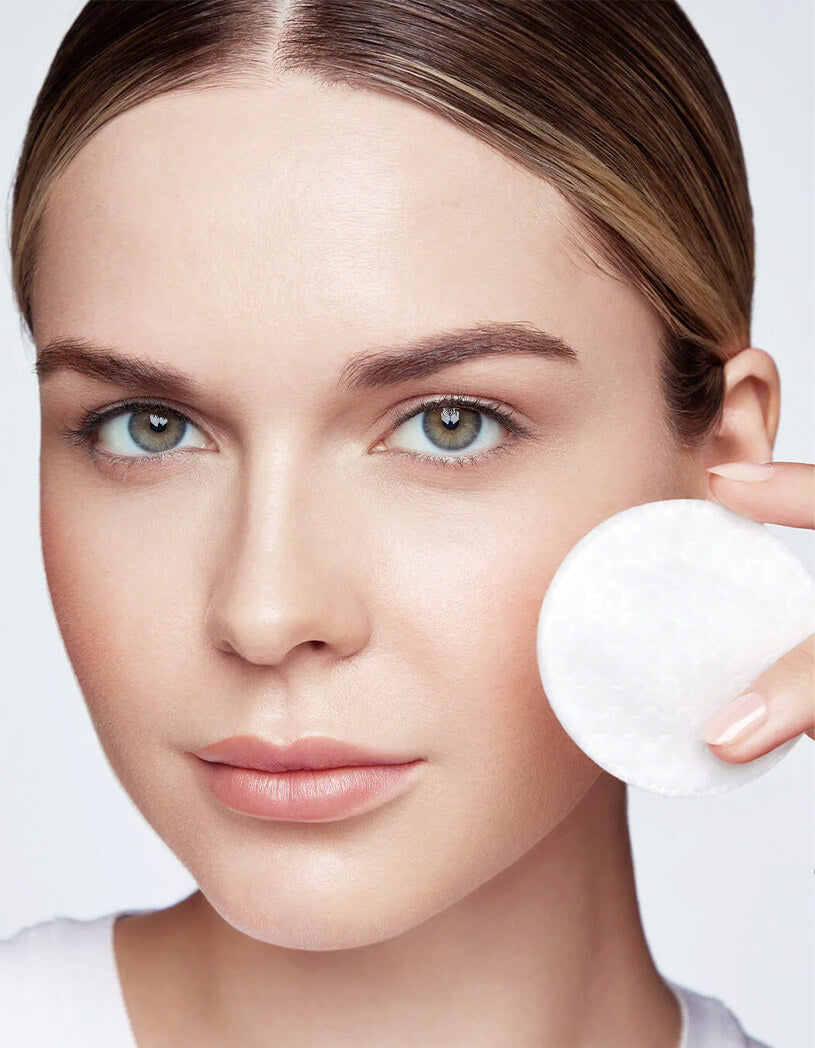 Image of model with eye pad